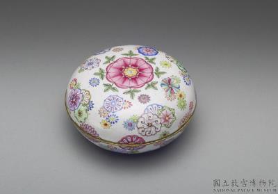 图片[2]-Copper box with painted enamel decor, Qing dynasty, Qianlong reign (1736-1795)-China Archive